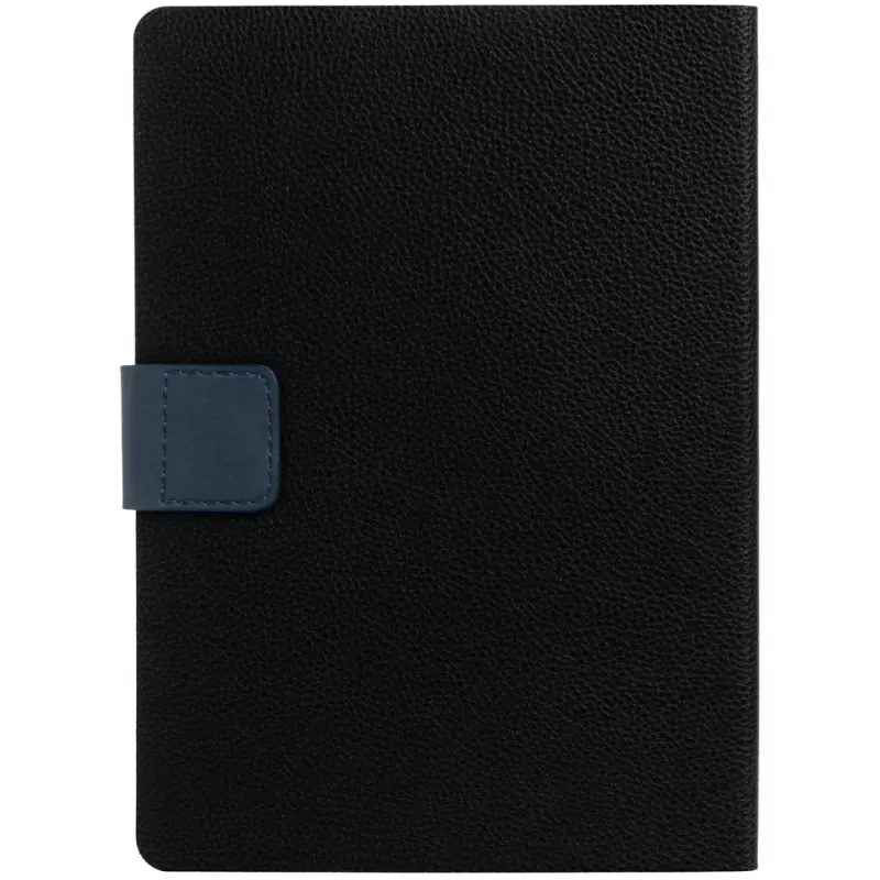 Ежедневник Boom, недатированный, черный с синим