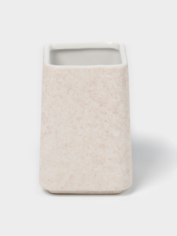 Набор для ванной "Glow" 2 предмета (дозатор для мыла, стакан)