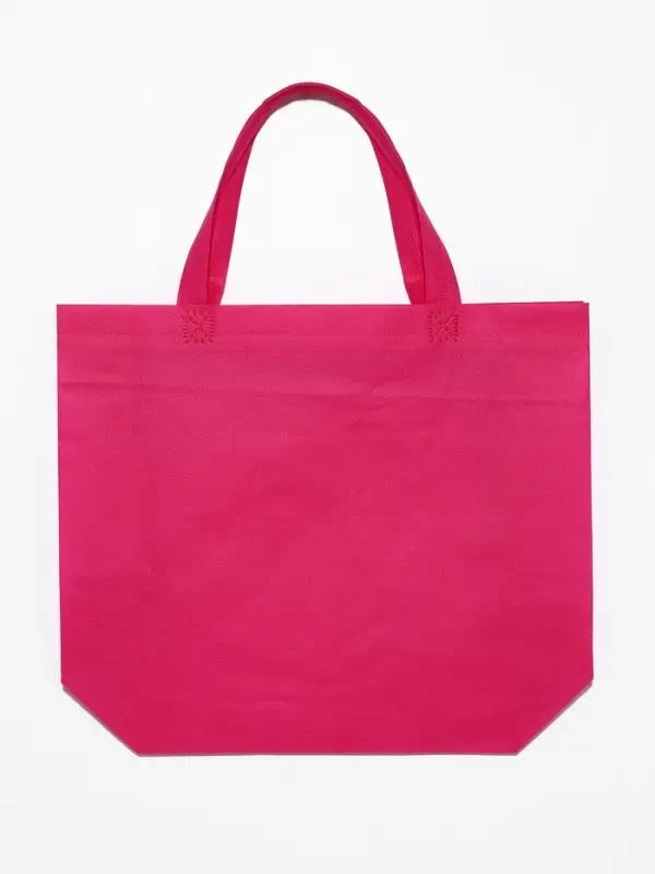 Пакет с петлевой ручкой, сумка - шопер &laquo;Эко&raquo;, 35&times;31&times;8 см, фуксия
