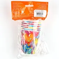 Стаканы бумажные Праздничное настроение 200мл 6шт