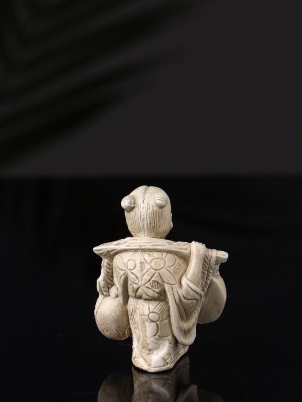 Набор фигур "Нэцкэ" 20х10х7 см, бежевый