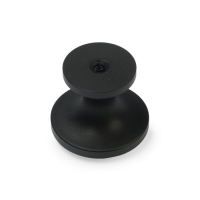 Ручка-кнопка CAPPIO RK148, d=30 мм, цвет черный, 8 шт.