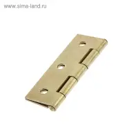 Петля железная, 62&times;37&times;1 мм, латунь