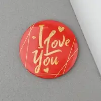 Магнит закатной, сувенир &laquo;Вместе навсегда&raquo;, d=5 см.