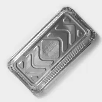 Форма для выпечки и запекания Доляна, 900 мл, 22&times;11&times;6.5 см, фольга, серебристая