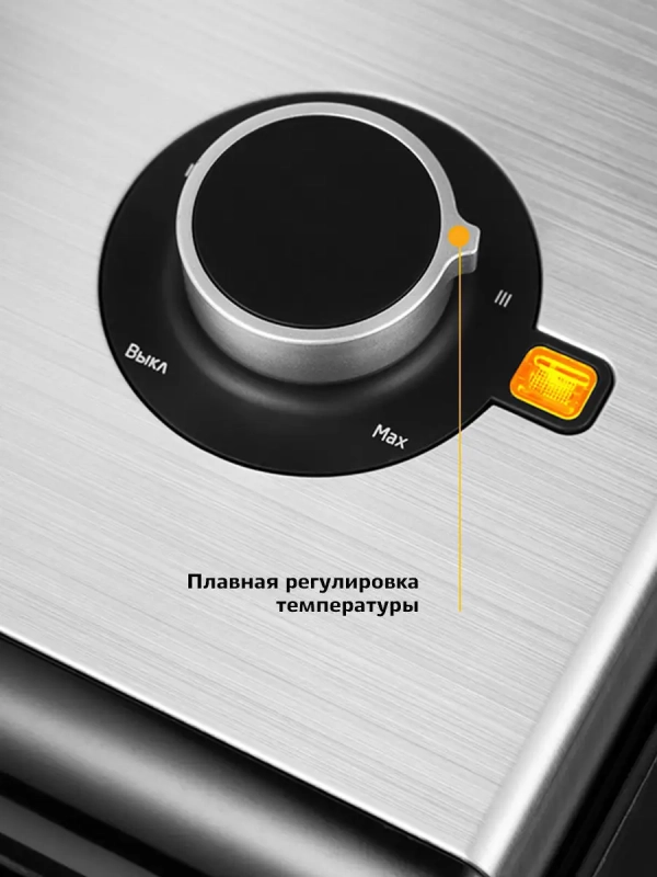 Электрогриль КТ-1637 двусторонний гриль электрический 1200Вт