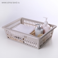 Корзина для хранения, 40&times;30&times;13 см, цвет МИКС