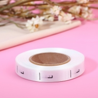 Размерник сатиновый, &laquo;L&raquo;, 1000 шт, 12 мм, 30 м, цвет белый