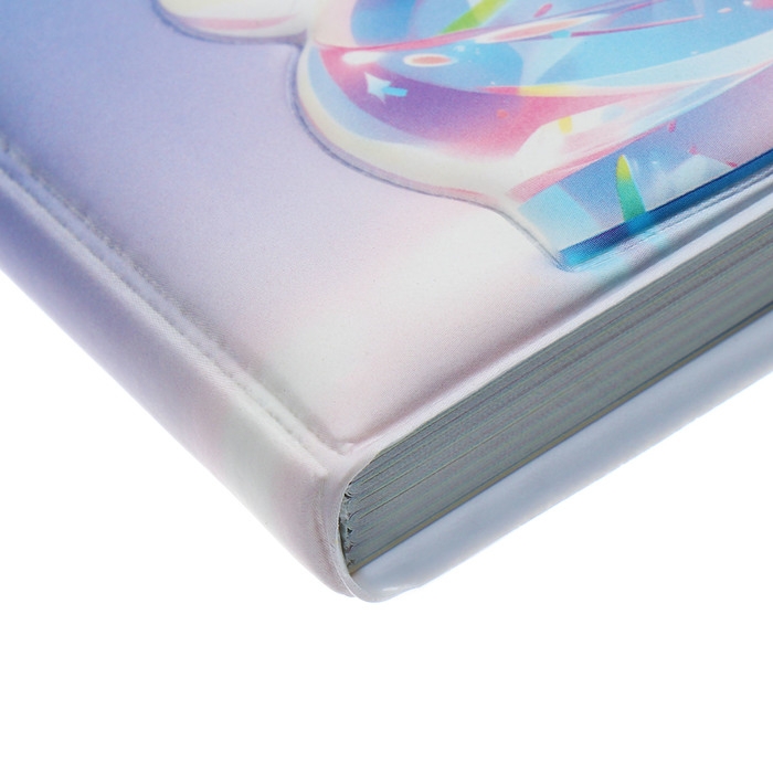 Записная книжка подарочная 96л,линия, цветной блок,обложка ПВХ 3D Аниме (9,5х10,5см)