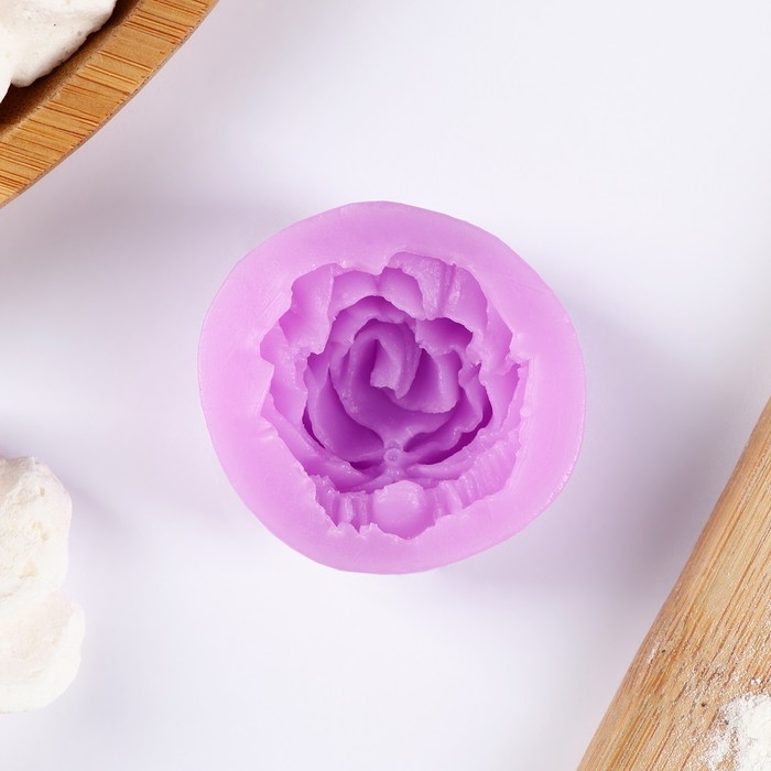 Молд &laquo;Роза&raquo;, силикон, 4,5&times;2 см, цвет МИКС