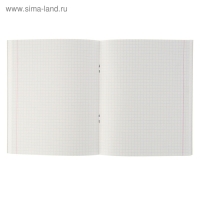 Тетрадь 96 листов в клетку Calligrata "Яркие полосы", обложка мелованный картон, блок №2, белизна 75% (серые листы), МИКС