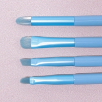 Набор кистей для макияжа &laquo;Pastel&raquo;, 8 предметов, PVC-чехол, цвет голубой