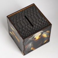 Копилка куб "Змея. Достигай всех целей" 10х10х10 см