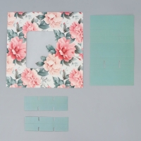 Коробка для конфет, кондитерская упаковка, 9 ячеек, &laquo;Нежность внутри&raquo;, 14.7 х 14.7 х 3.5 см