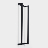 Держатель для полотенец, 10&times;23,3&times;80 см, цвет чёрный