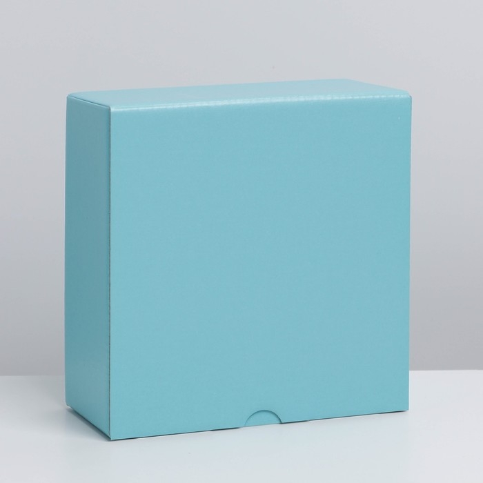 Коробка подарочная складная, упаковка, &laquo;Тиффани&raquo;, 15 х 15 х 7 см