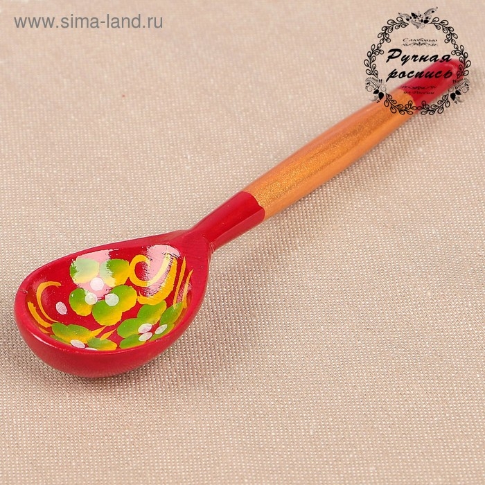 Ложка &laquo;Краснушка&raquo;, чайная, хохлома, микс