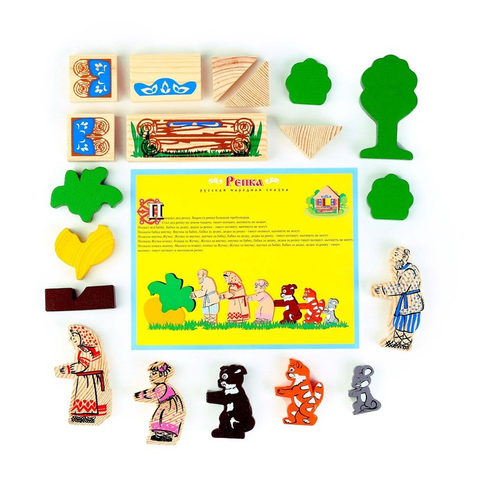 Конструктор &laquo;Сказки. Репка&raquo; 19 элементов