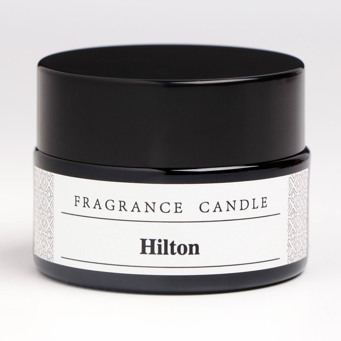 Свеча ароматическая в банке "Hilton", соевый воск, 12 гр