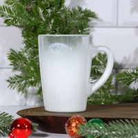 Кружка новогодняя стеклянная с градиентом &laquo;С Новым годом&raquo;, 300 мл