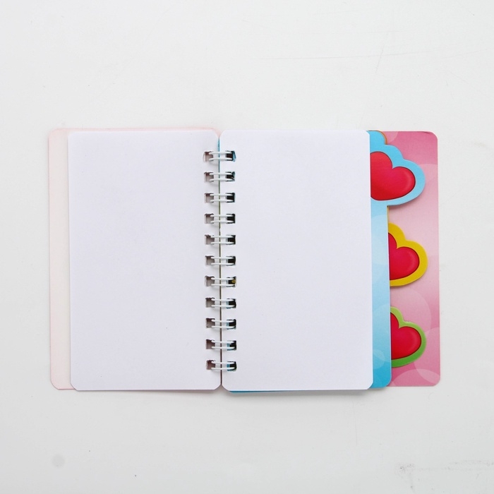 Блокнот детский с разделителями А7, 40 листов &laquo;Панда&raquo;