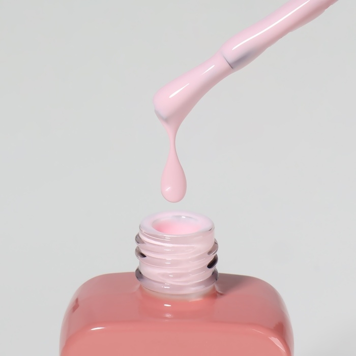 Гель лак для ногтей &laquo;SIMPLE&raquo;, 3-х фазный, 10 мл, LED/UV, цвет розовый (129)