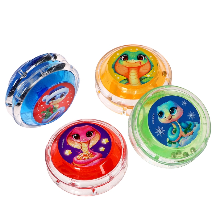 Йо-йо &laquo;Играй в Новый год&raquo;, змейки, в шоубоксе