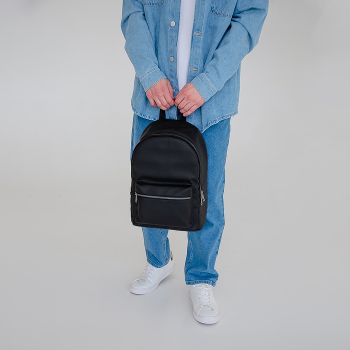 Рюкзак городской TEXTURA , цвет чёрный