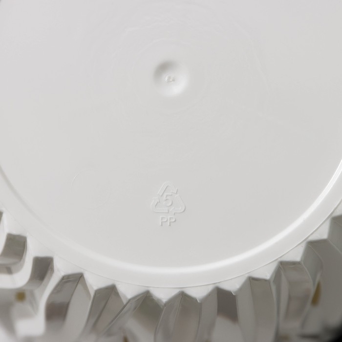 Кашпо для цветов со вставкой &laquo;Вдохновение&raquo;, 3 л, цвет белый