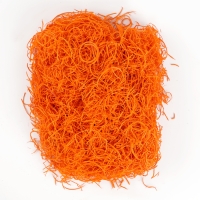Наполнитель для декора &laquo;Сено&raquo;, 100 гр, цвет оранжевый