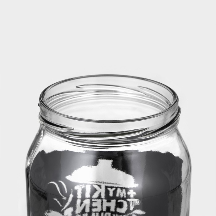 Банка стеклянная для сыпучих продуктов &laquo;Кухня&raquo;, 1 л