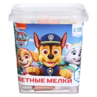 Набор цветных мелков Щенячий патруль, 7 цветов МИКС