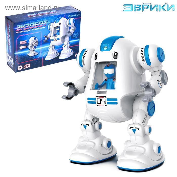 Электронный конструктор &laquo;Экзобот&raquo;, умеет ходить, работает от батареек