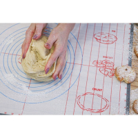 Армированный коврик для выпечки с разметкой Доляна, силикон, 60&times;40,5 см