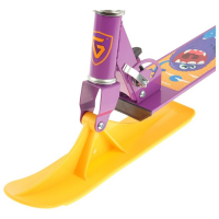 Самокат-снегокат 2 в 1 GRAFFITI &laquo;Монстрики&raquo;