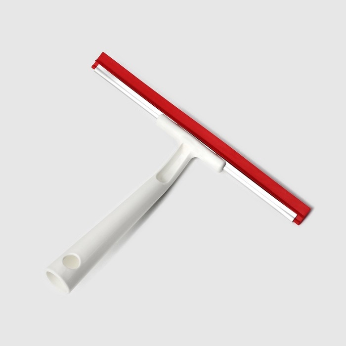 Водосгон Доляна, 25&times;20 см, пластиковая ручка, силиконовый сгон