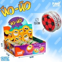 Йо-йо &laquo;Футбол&raquo;, световой, цвета МИКС, в шоубоксе