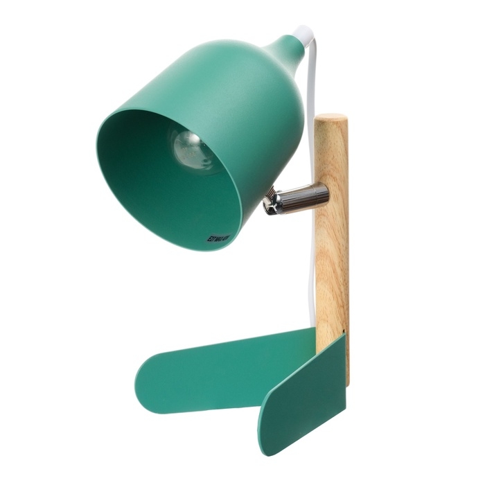 Лампа настольная "Престиж" 1х40Вт Е27 зеленый 13х12х24см