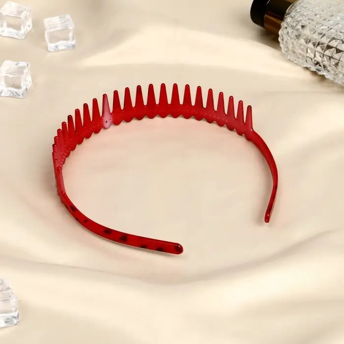 Ободок для волос &laquo;Янтарный свет&raquo;, зиг заг, 2.5 см, МИКС