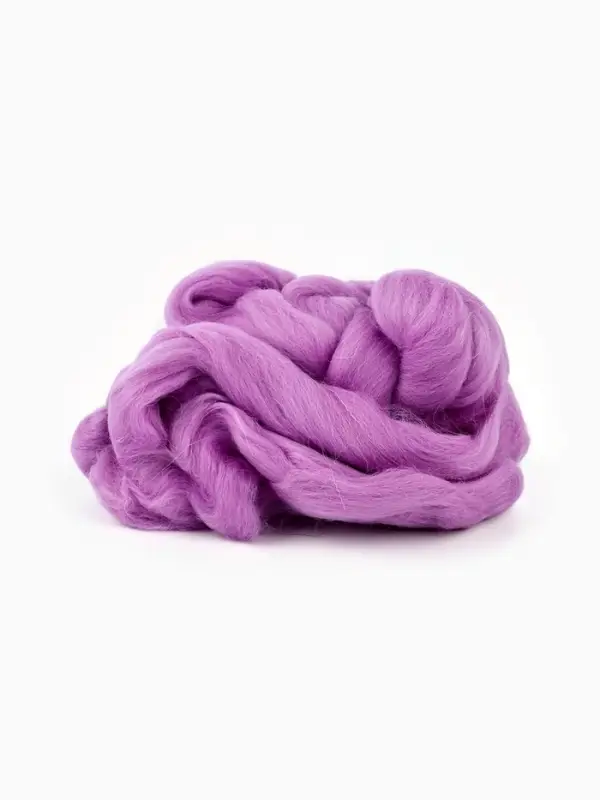 Лента  для валяния 100 гр, цвет орхидея