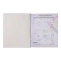 Тетрадь предметная 36 листов в клетку Calligrata &laquo;Животные мемы. Геометрия&raquo;, обложка мелованная бумага, серые листы