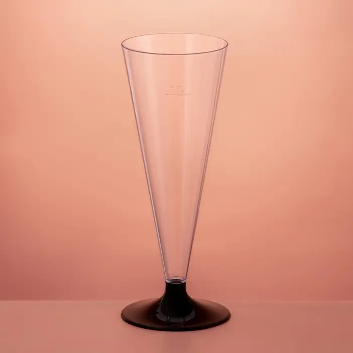 Фужер пластиковый одноразовый для шампанского &laquo;Конус&raquo;, 150 мл, прозрачный