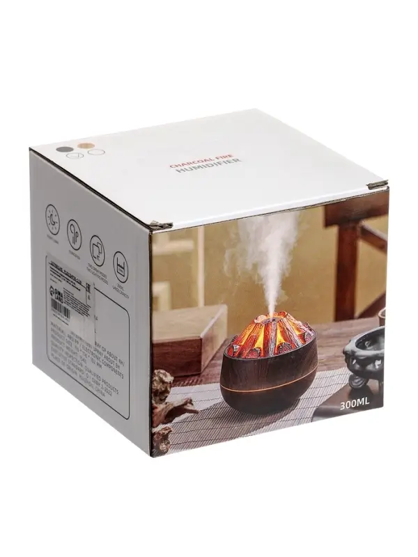 Увлажнитель воздуха LHU-05, ультразвуковой, 2.2 Вт, 300 мл, коричневый