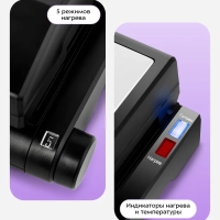 Электрогриль КТ-1632 двусторонний гриль электрический 1000Вт