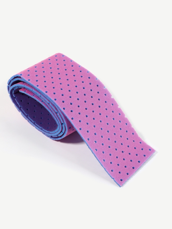 Стельки для обуви, дышащие, для вырезания, в рулоне, 150&times;9 см, фиолетовый/розовый