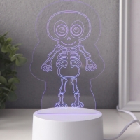 Светильник "Скелетик" LED RGB от сети RISALUX 9,5х8,5х14,8 см