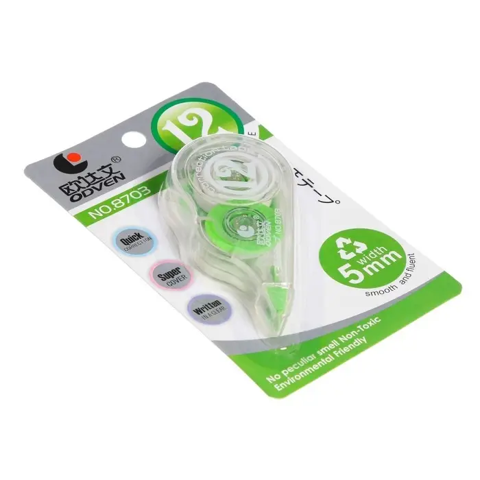 Корректор-лента, 7 м х 5 мм, с держателем, блистер, европодвес