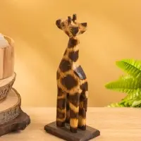 Сувенир "Жирафик" дерево 8х5х20 см, цв. коричневый