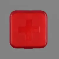 Таблетница, 4 секции, 6&times;6&times;2 см, съёмные секции, МИКС