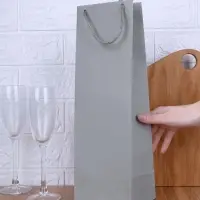 Пакет под бутылку Vindemia, серый